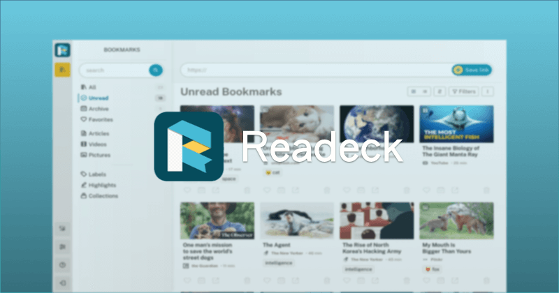 Readeck：书签管理和稍后阅读